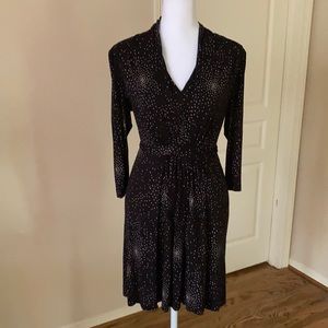 French connection little black viscose dress